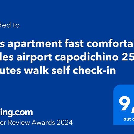Miris Apartment Fast Comfortable Naples Airport Capodichino 25 Minutes Walk Self Check-In Exteriör bild